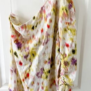 One shoulder dress mid length